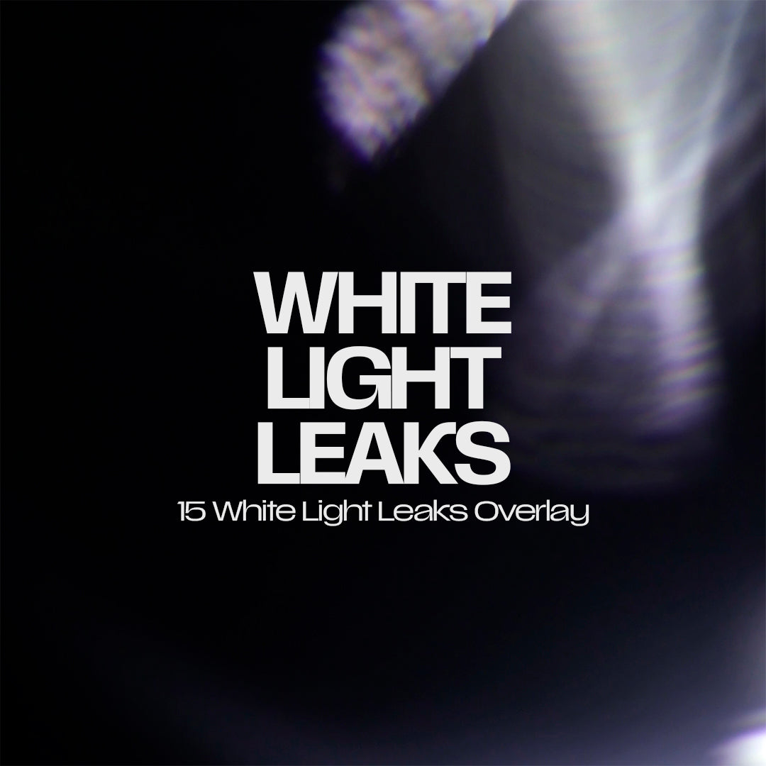 15 White Light Leaks Overlay Pack