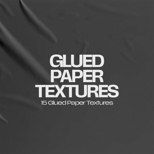 15 Glued Paper Textures