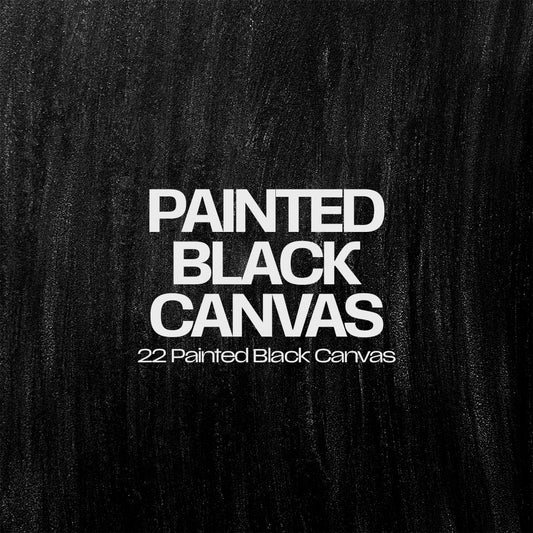 22 Painted Black Canvas Background Pack Vol. 2