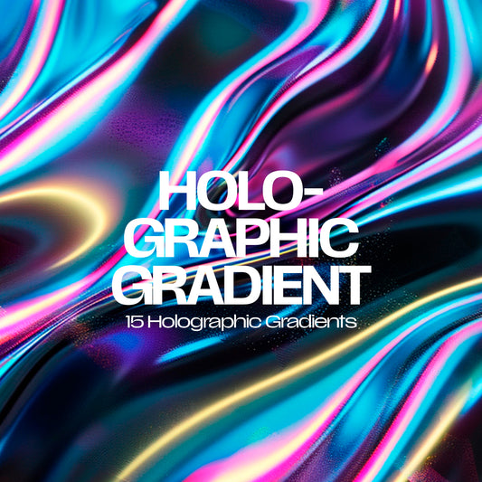 15 Holographic Gradients Pack