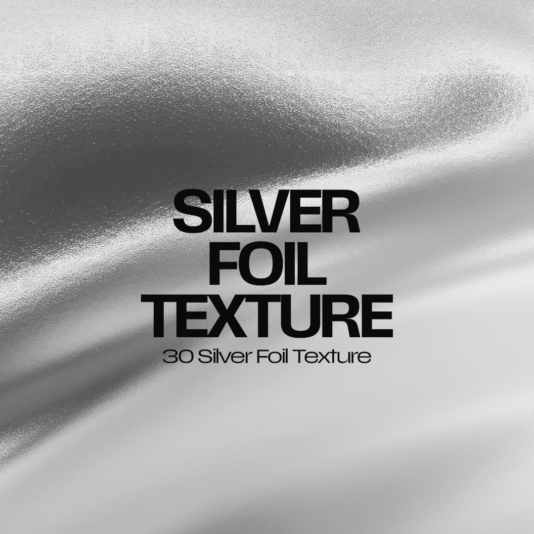 30 Silver Foil Texture Pack