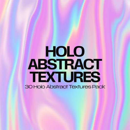 30 Holographic Abstract Textures Pack